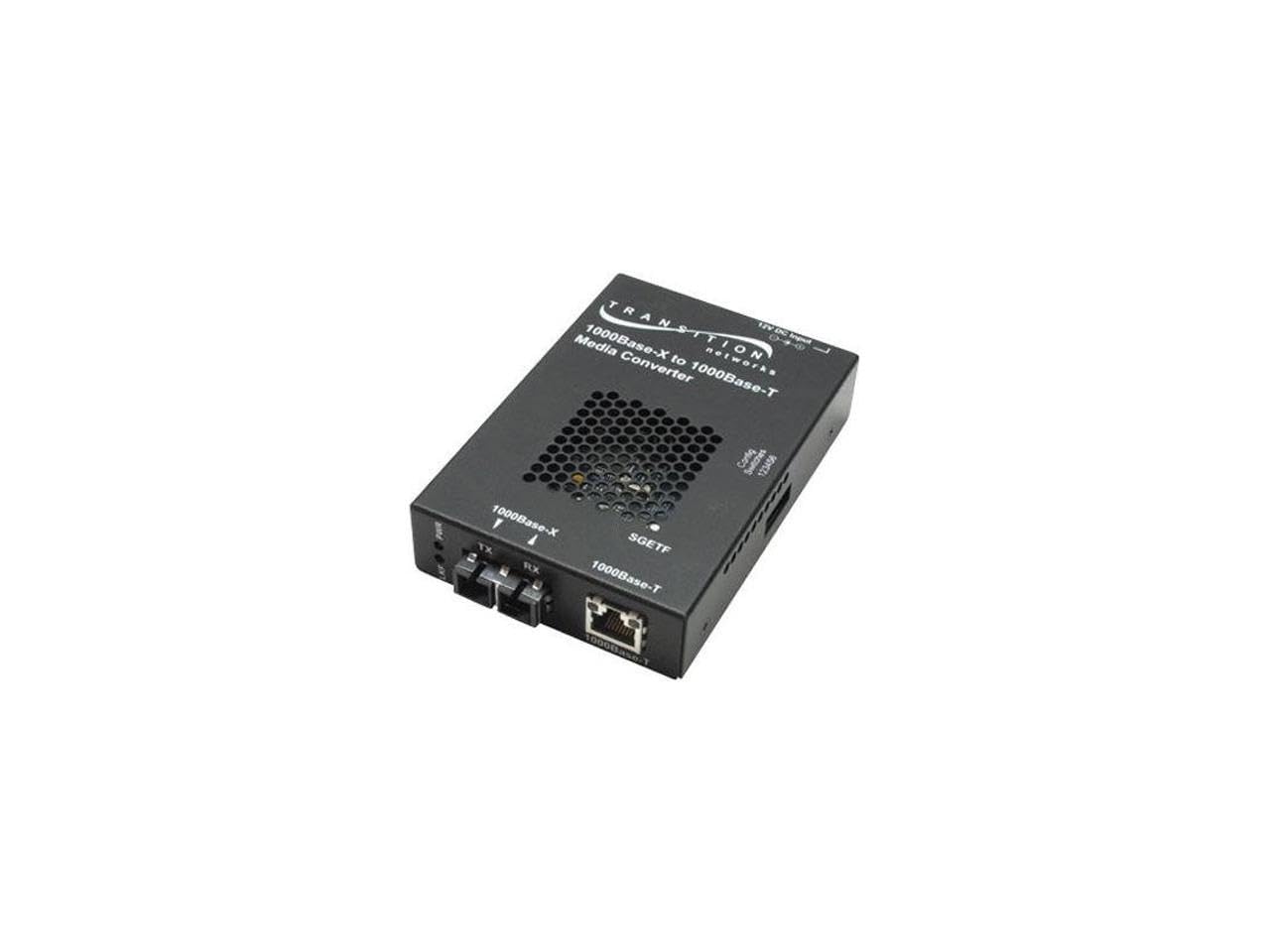 Transition Networks Sgetf1013 110 Na Gigabit Standalone Media Cvtr