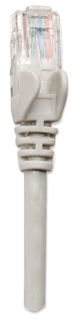Intellinet Network Solutions Cat6 Rj 45 Male/Rj 45 Male Utp Network Patch Cable, 7 Feet (334112), Grey