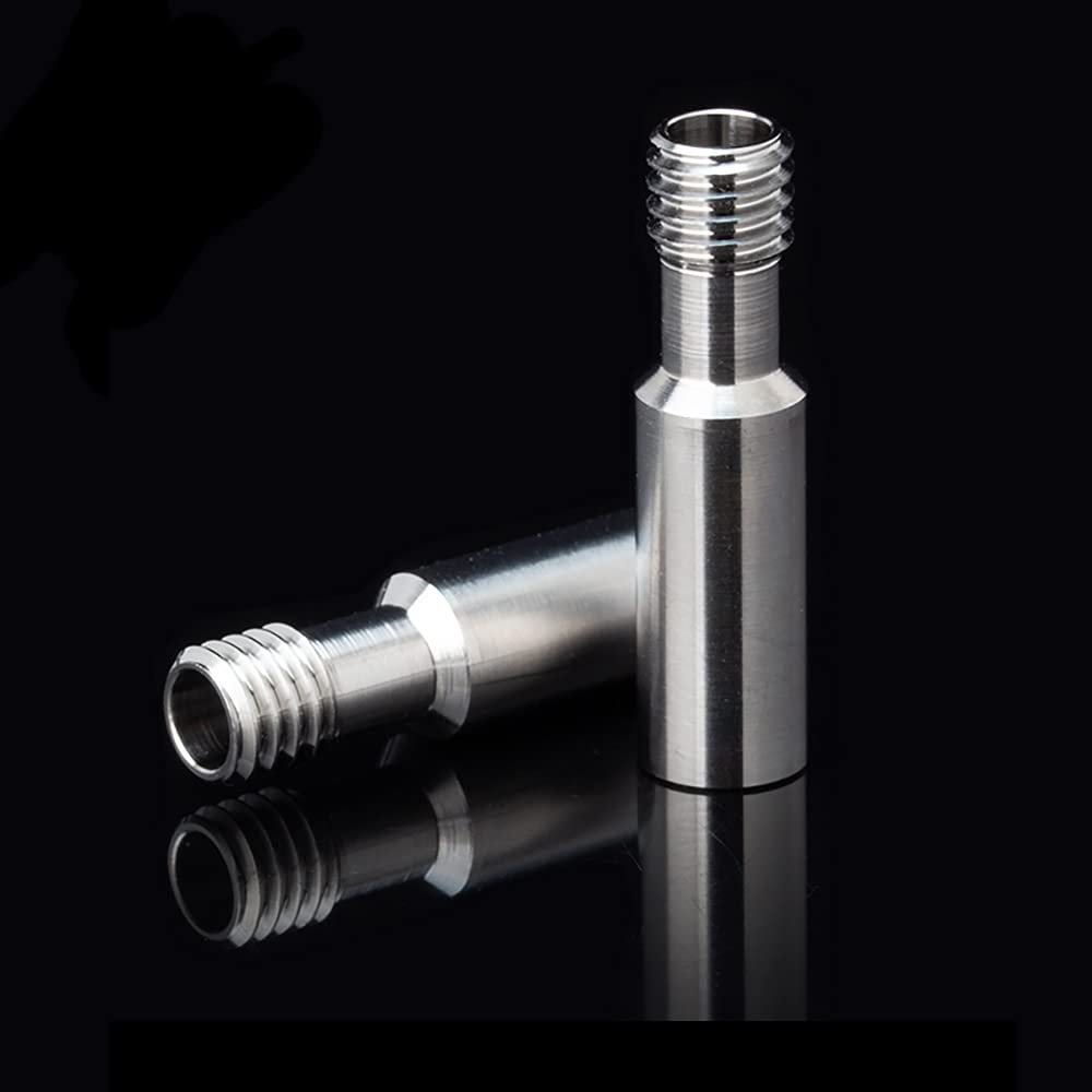 2Pcs Upgrade Gr5 Titanium Alloy Cr10 Throat Ender 3 V2 Heatbreak Tube For Creality Cr 10,S4 S5, Cr10S, Ender3, Ender 3 Pro, Cs3