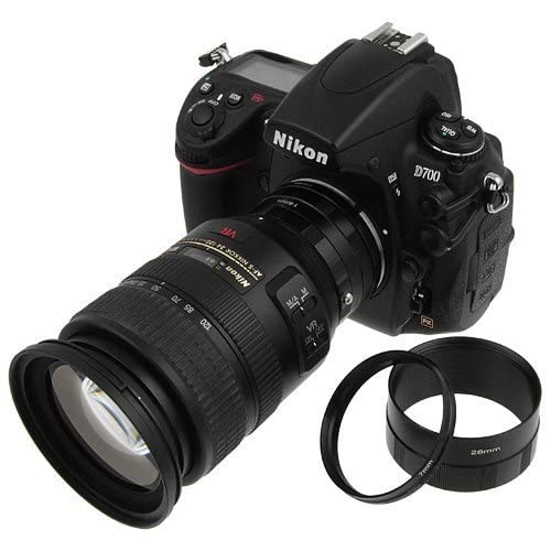 Fotodiox Macro Extension Tube Set Compatible With Nikon F Mount Cameras For Extreme Close Up Photography