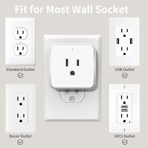 Generic Multi Plug Wall Outlet 2 Pack, 5 Outlets Plug Adapter,Outlet Splitter Cruise Ship Essentials, Wall Outlet Extender For T