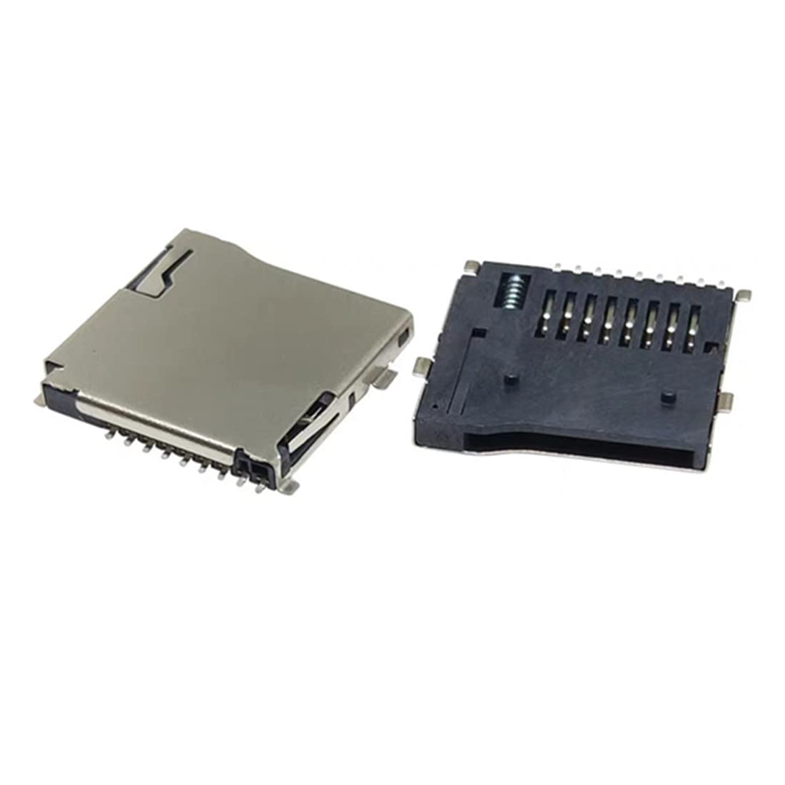 20Pcs Spring Loaded Push/Push Micro Sd Transflash Memory Card Socket Slot