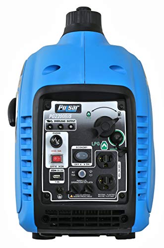 Pulsar 2,200W Portable Dual Fuel Quiet Inverter Generator With Usb Outlet & Parallel Capability, Carb Compliant, Pg2200Bis