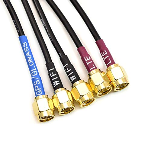 Teltonika Pr1Kco28 Gnss/Lte Mimo/Wi Fi Mimo Antenna Combo; Compatible With Rut241, Rut200, Rut240, Rut951, Rutx09, Rut955,Rut956, Rut950, Rutx11, Rutx14, Rutx12, Rutxr1, Rutx10, And Rut360 Routers