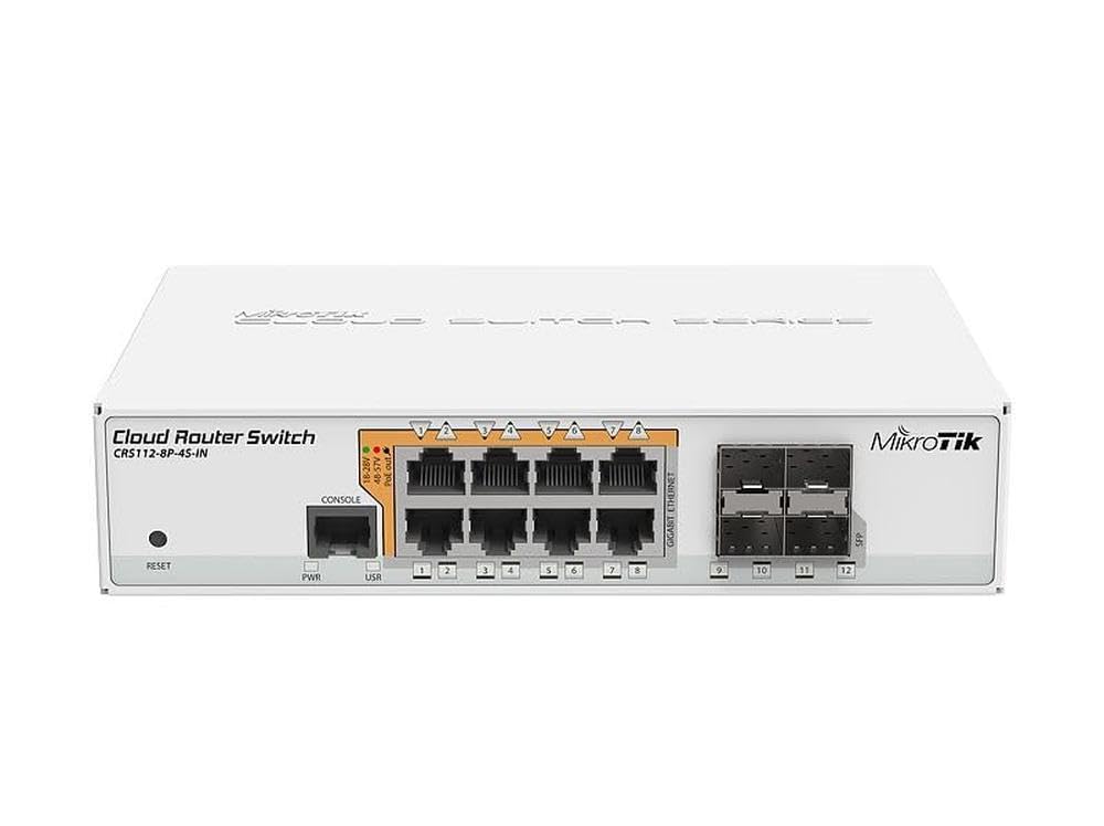 MikroTik Switch CRS112-8P-4S-IN (CRS112-8P-4S-IN)