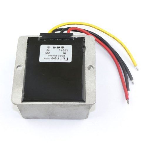 Drok 20A 100W High Current Dc Buck Converter 10-35V 12V/24V To 5V Car Led/Solar Energy Regulated Power Supply