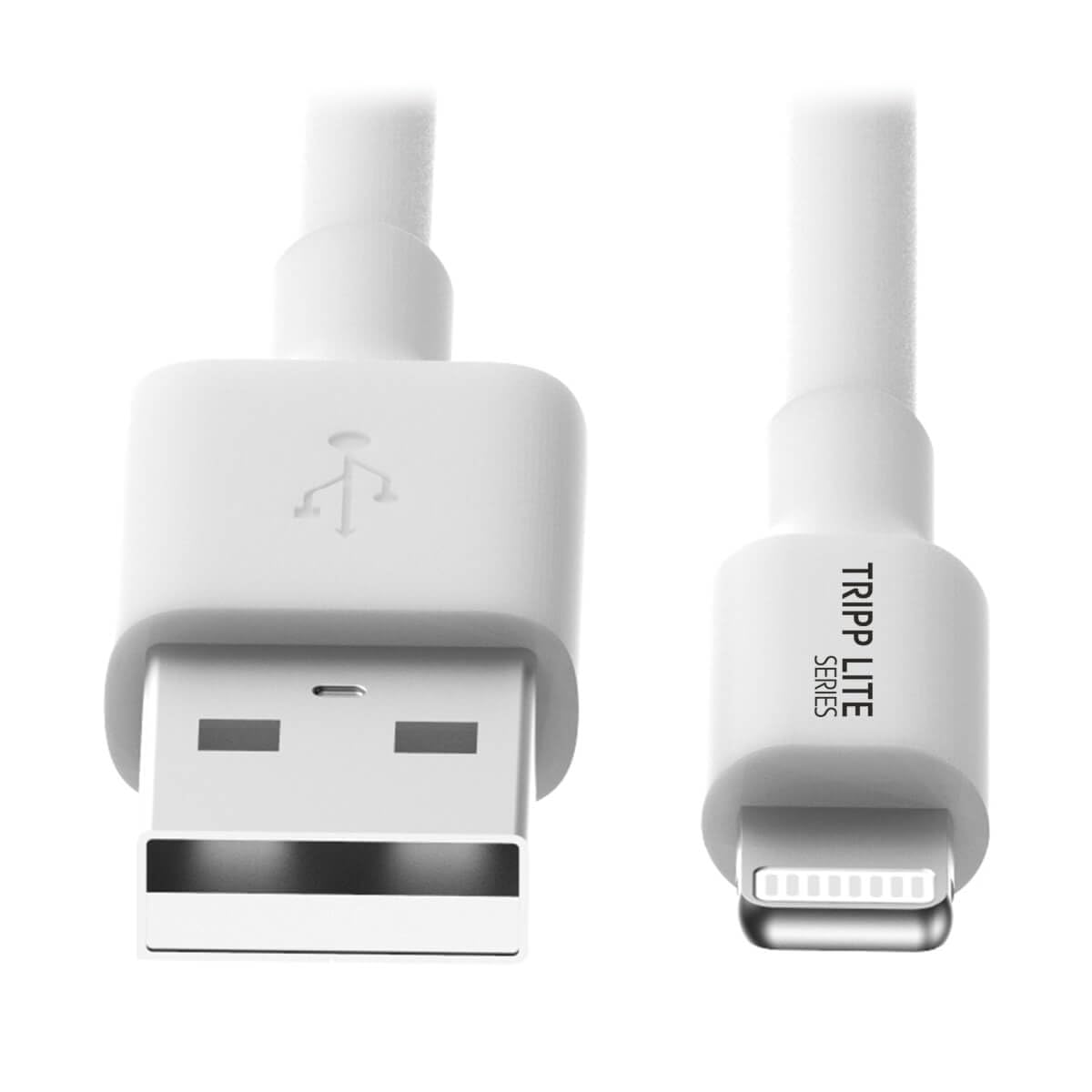 Tripp Lite Apple Mfi Certified 6 Feet 2M Lightning To Usb Cable Sync Charge Iphone/Ipod/Ipad   White (M100 006 Wh)
