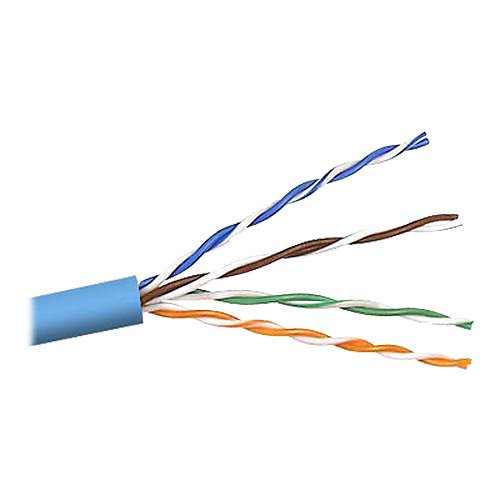 500Ft Cat5E Solid Bulk Cable 4Pr 24Awg Plenum Sh