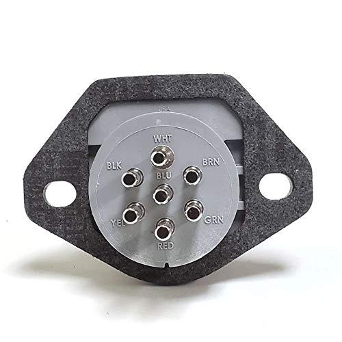 UrMarketOutlet Tramec Sloan Nylon 7-Way Receptacle Socket Replacement, Model 38501, Grey