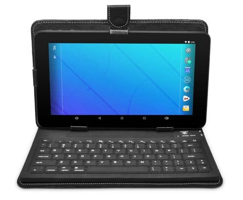 Ematic EUK910 Bluetooth Keyboard Folio for 9 Tablets, Black