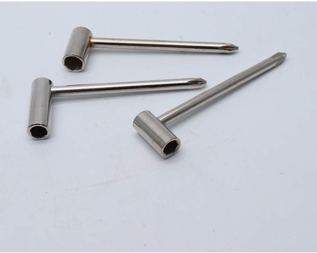 Tuoren Guitar Truss Rod Wrench Set With L Wrench 5 Pack