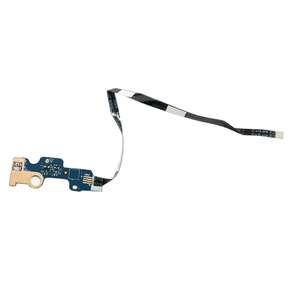 Zahara Laptop Power Switch Button Board With Cable Ls F114P Replacement For Dell Inspiron 15 5570 3585 3583 5575 17 5770 Nbx0002