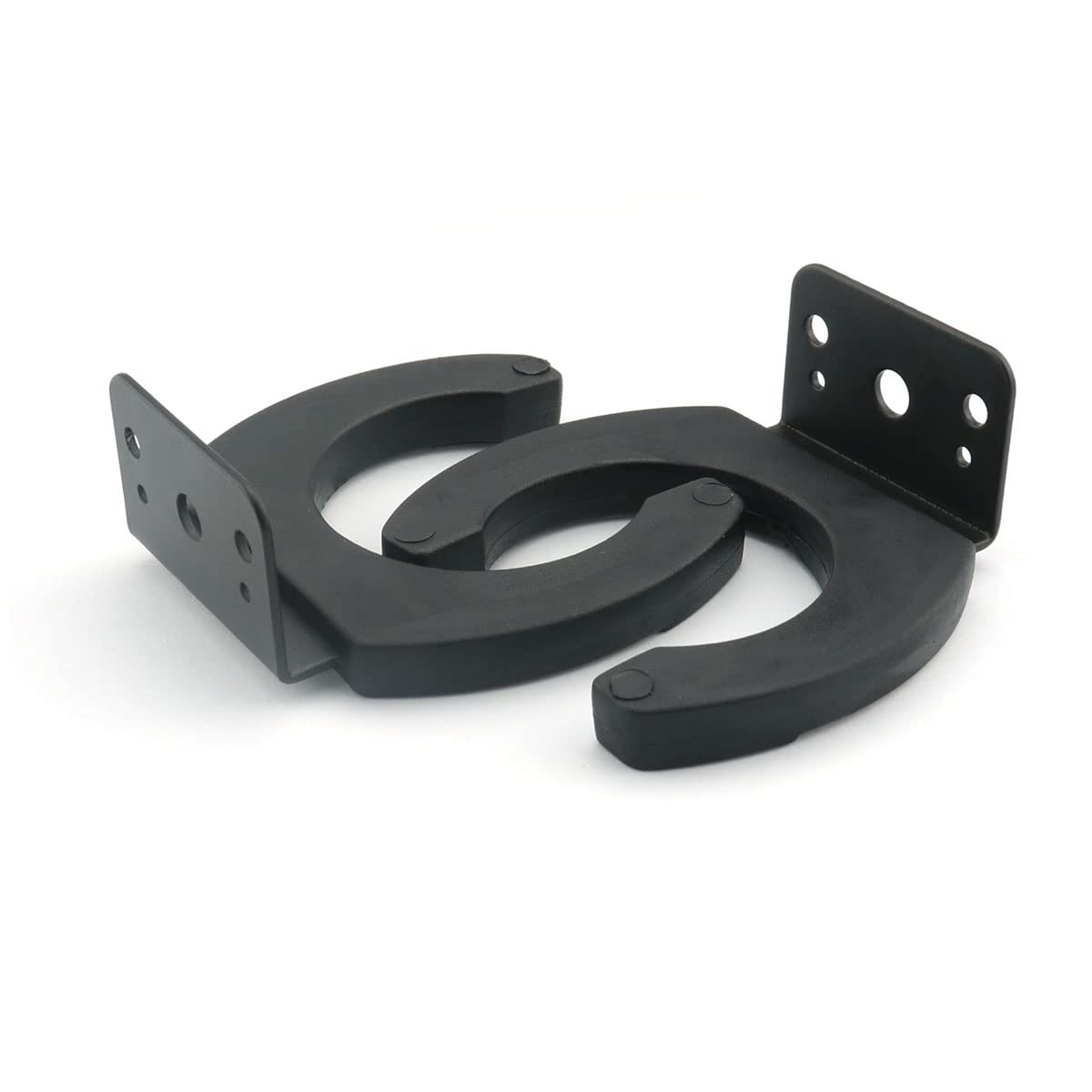 Dghaop 2Pcs Microphone Clip Black 44Mm Id Microphone Stand Wall Mount Type Clamp With Screws