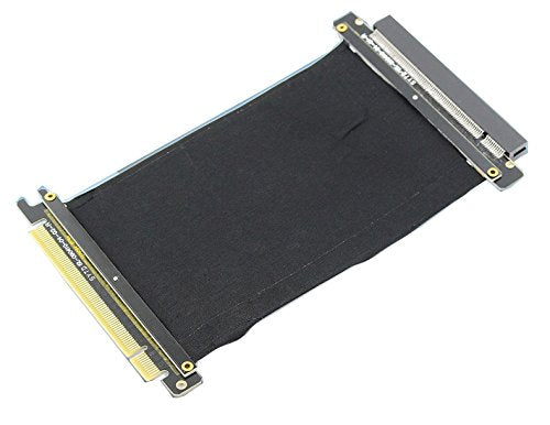 Sintech Pci-E Express X16 Riser Extend Card With High Speed Flex Cable(10Cm 180Degree)