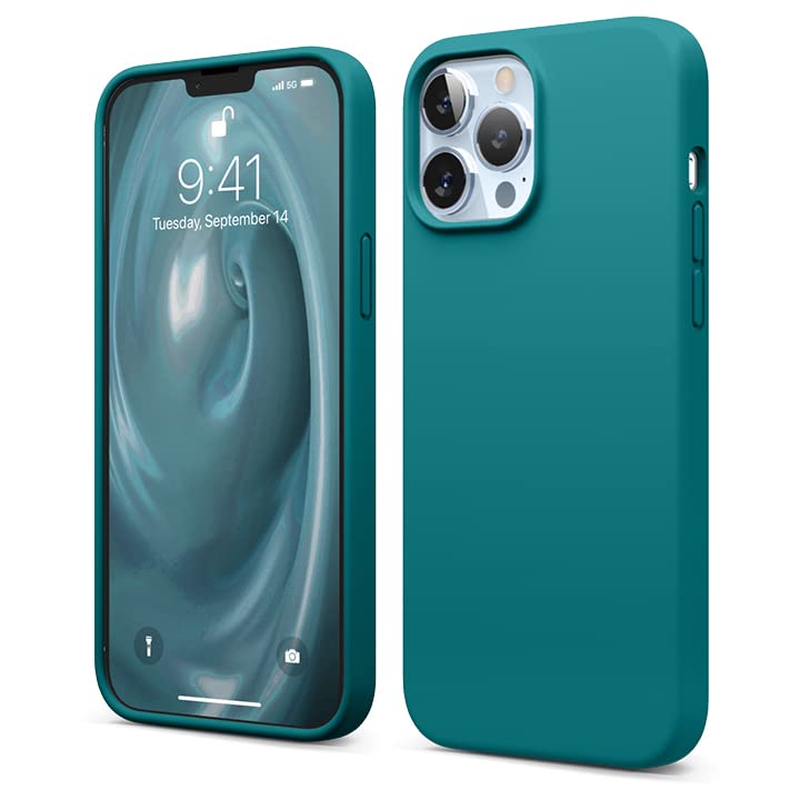 Elago Liquid Silicone Case Compatible With Iphone 13 Pro Max (6.7 Inches), Premium Silicone Case, 3 Frame Shockproof Full Protec