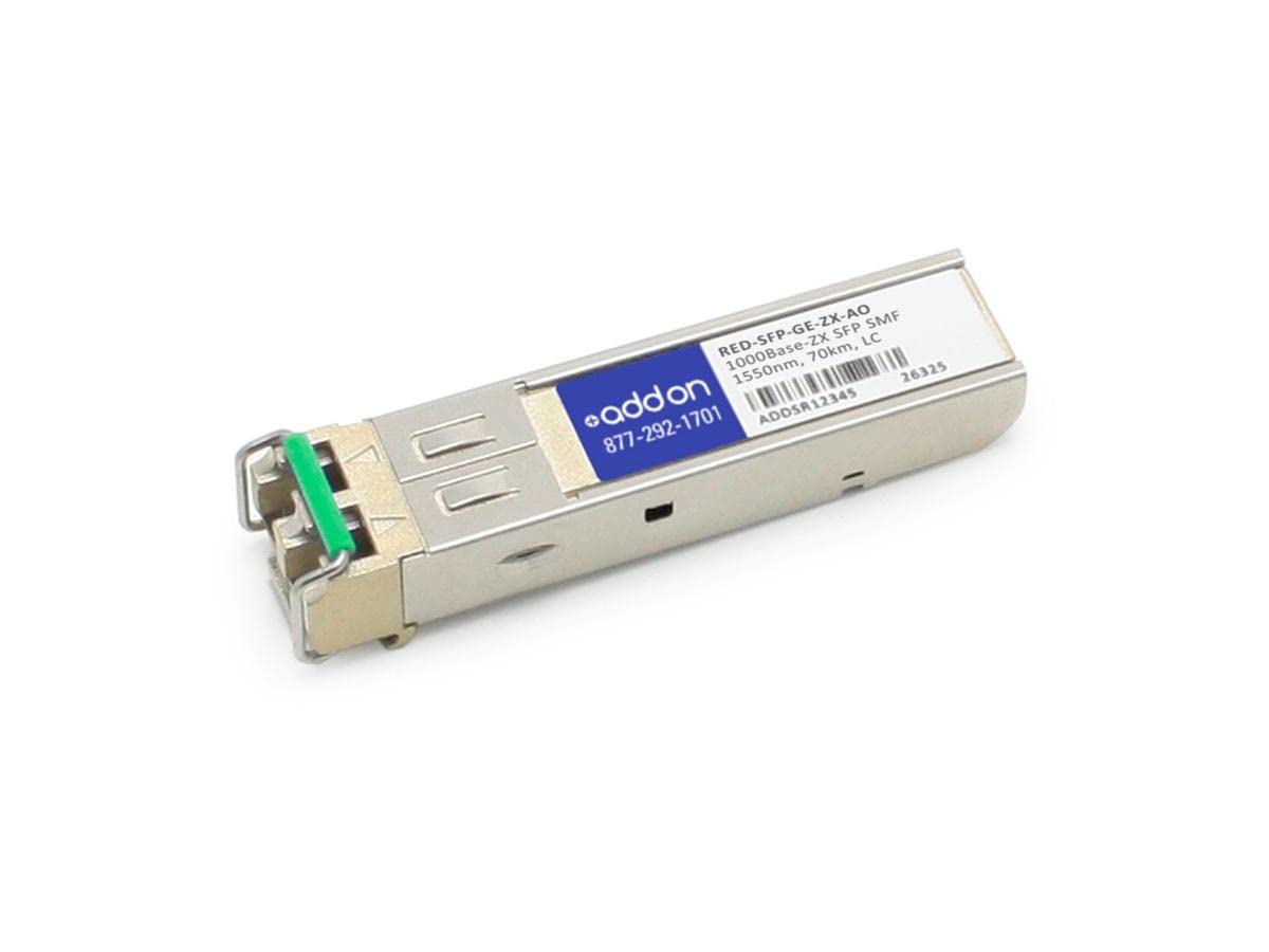Addon Add On Computer Peripherals, L Add On Computer Peripherals, L Red Sfp Ge Zx Ao Addon 1000Base Zx Sfp 70Km F/Redback