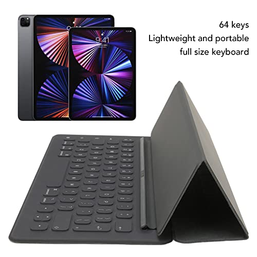 Keyboard For Ipad Pro 12.9 Inch, Foldable 64 Keys Full Size Smart Keyboard For Ipad Pro 12.9 1St 2Nd Gen 2015 To 2017, Uk Version