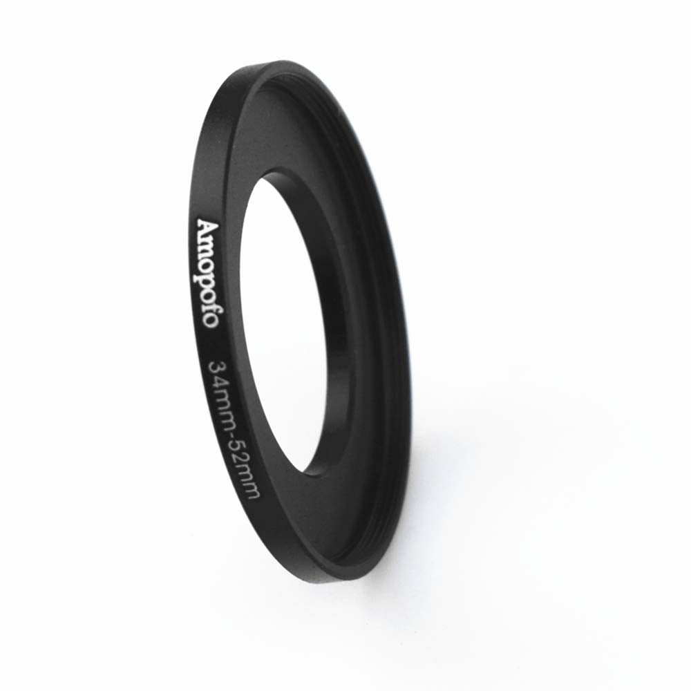 34Mm To 52Mm Camera Filters Ring Compatible All 34Mm Camera Lenses Or 52Mm Uv Cpl Filter Accessory,34 52Mm Camera Step Up Ring