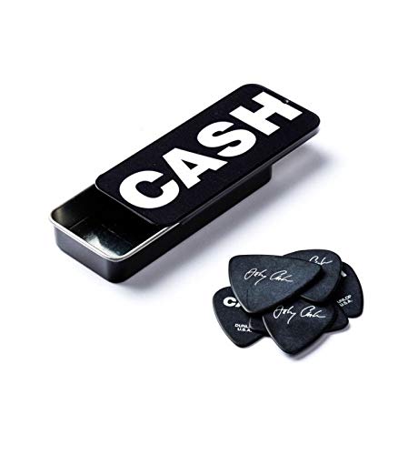 Jim Dunlop Medium 6 Johnny Cash Bold Pick Tin (26903152401)