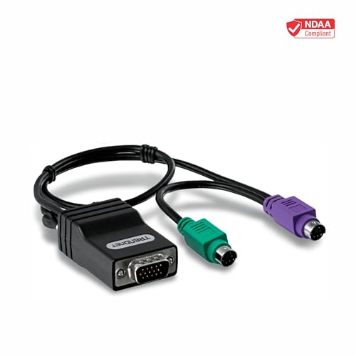 Trendnet Cat5 Usb Server Interface Module, Connects Cat5 Kvm Switch, Cat5/Cat5E/Cat6, Vga, Usb Port, Windows/Linux/Mac, Tk Cat5U