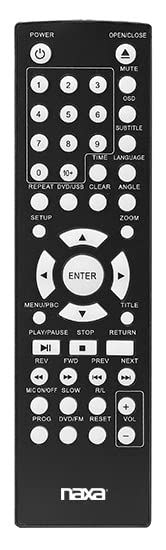 Naxa Nd-863 2.1 Channel Home Theater Dvd Player And Speaker Surround Sound System, Black