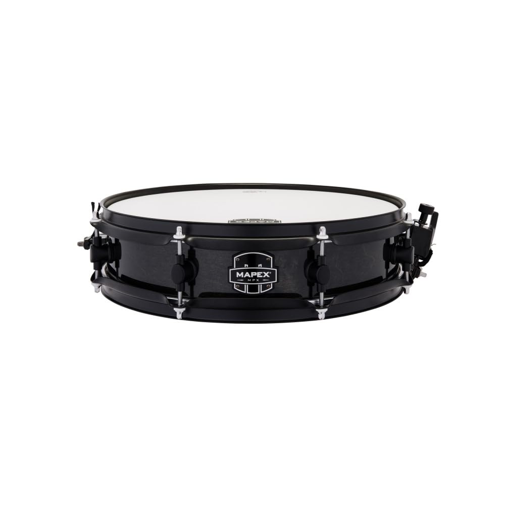 Mapex Mpnmp4350Bmb Mpx Maple/Poplar Piccolo Snare Drum, 14inch(36Cm) X 3.5inch(9Cm)  Black