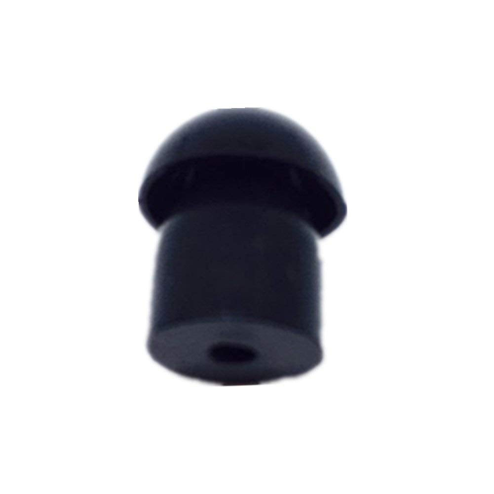 Lsgoodcare Black Silicone Rubber Replacement Mushroom Eartips Earbud Compatible With Motorola Kenwood Icom Yaesu Baofeng Hyt Mid