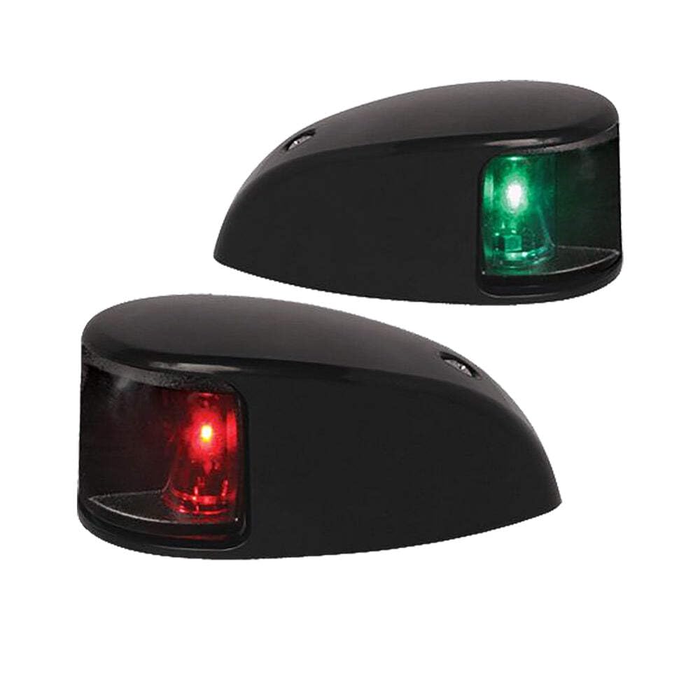 Hella Marine Naviled Deck Mount Port & Starboard Pair - 2Nm - Clear Lens/Black Housing,WBAUVB085QBW5BV