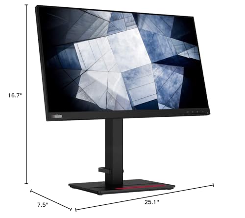Lenovo Thinkvision P24Q-20 23.8 Wqhd Wled Lcd Monitor - 16:9 - Raven Black - 24 Class - In-Plane Switching (Ips) Technology - 25