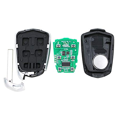 Keymall Keyless Entry Replacement Car Key 315Mhz 6B Fob Remote For Cadillac Escalade 2015 2018 Fcc: Hyq2Ab