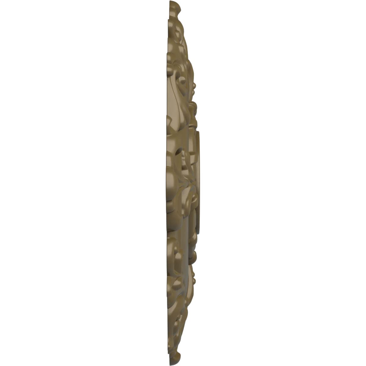 Ekena Millwork Cm18Rlmmf Riley Ceiling Medallion, 18''Od X 3 1/2''Id X 1 1/2''P, Mississippi Mud