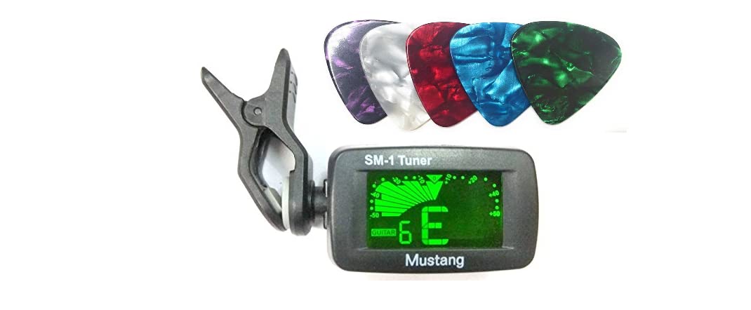 Mustang Guitar Tuner Tuner Guitar Tuner Clip On For Guitar Ukulele Violin Viola Bass Chromatic Tuning Modes 360 Degree Rotating