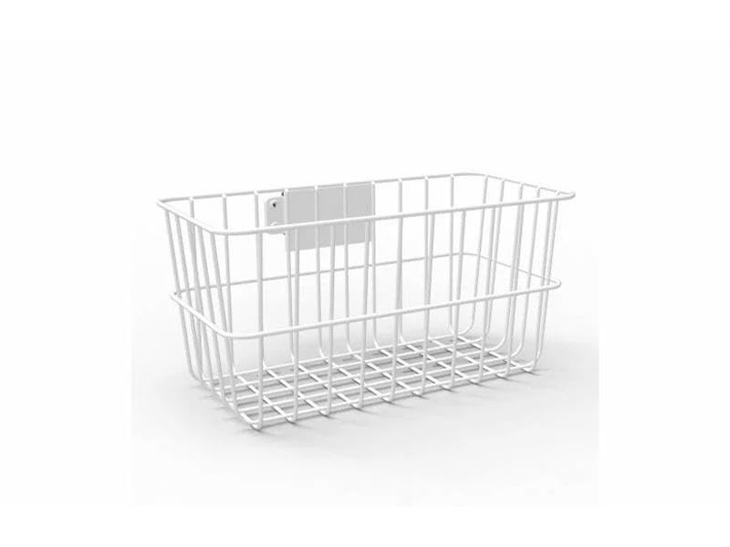 Rolling Stand Basket White