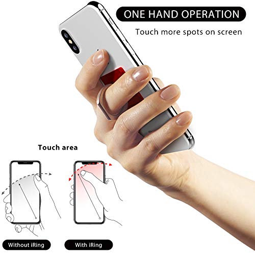 Iring Link, Made In Korea, Wireless Charging Friendly Phone Holder   Cell Phone Ring Grip Finger Holder And Stand Compatible Wit
