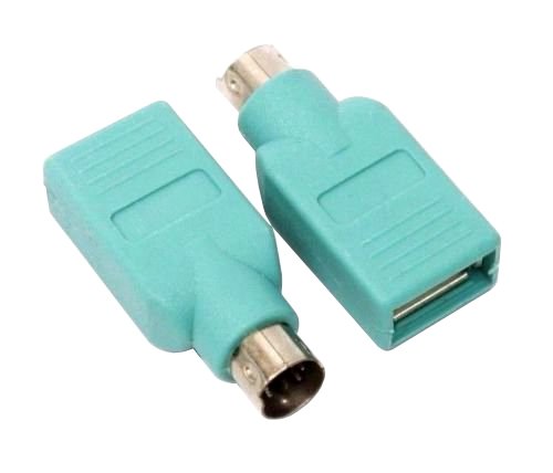 2 Pack Rocketbus Usb To Ps/2 Ps2 Adapter For Newer New Usb Mouse Or Keyboard To Older Old Legacy Computer Ps/2 Port