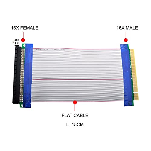 Nfhk Ngff M Key Nvme Ahci Ssd To Pci E 3.0 16X X16 Vertical Adapter With Cable Male To Female Extension