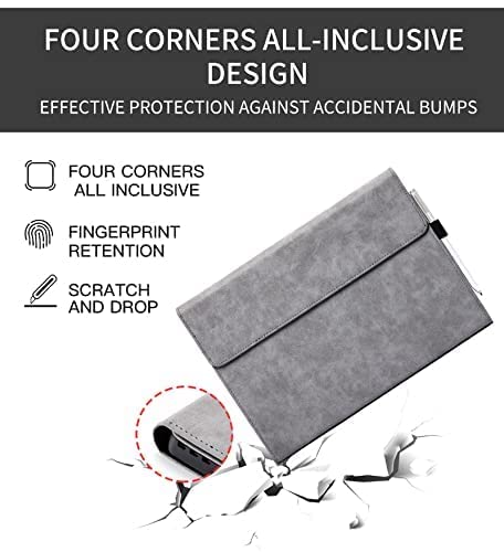 Protective Case For Microsoft Surface Pro 9 Tablet, Surface Pro 9 (13 Inch) Case Cover, Compatible With Type Cover Keyboard, Bus