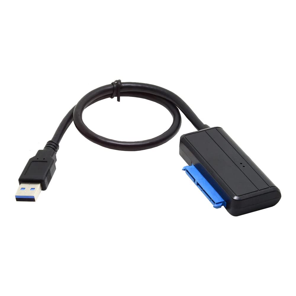 Nfhk Usb 3.0 To Angled Sata 22 Pin Adapter Cable For 2.5'' 3.5Inch Hard Disk Drive Ssd For Desktop Laptop