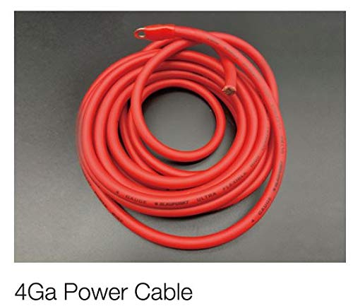 Blaupunkt 4 Gauge Complete Amplifier Wire Kit   Red