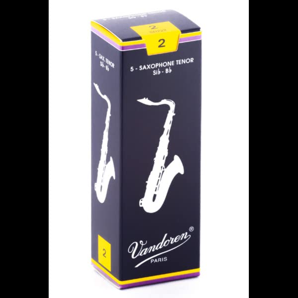 Vandoren Tenor Saxophone Reeds Strength 2 Box Of 5