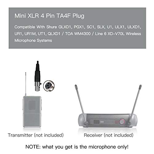 J K Pro Lavalier Lapel Microphone Mic J 017 Unidirectional Condenser Microphone Compatible With Shure Wireless Transmitter Mini