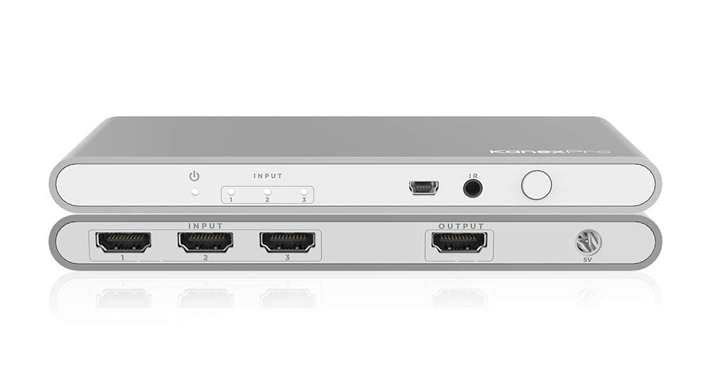 Kanexpro 4K Hdmi 3 X 1 Switcher, Silver (Sw Hd20 3X14K)