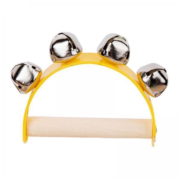 TRENDYNEST 2xWooden Handbell Percussion Instrument Educational Toys for Game Holiday Yellow | Musical Instruments & Gear | Percu
