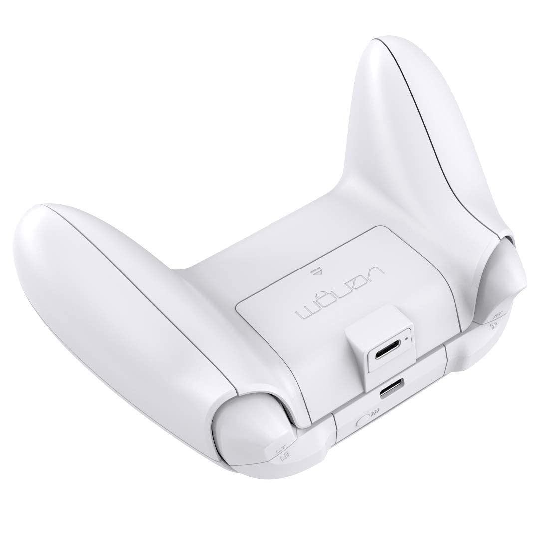 Venom Twin High Capacity Rechargeable Battery Pack Black For Xbox Series X/S & One   White