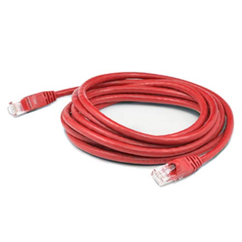 40Ft Red Cat 6 Slim Pvc Ethernet Cable Snagless Clear-Claw Rj-45 M/M