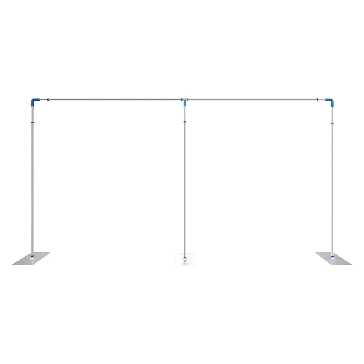 20Ft X10Ft Adjustable Telescopic Backdrop Stand Heavy Duty Pipe And Drape Kit For Party Wedding Decoration Studio Photography Ba