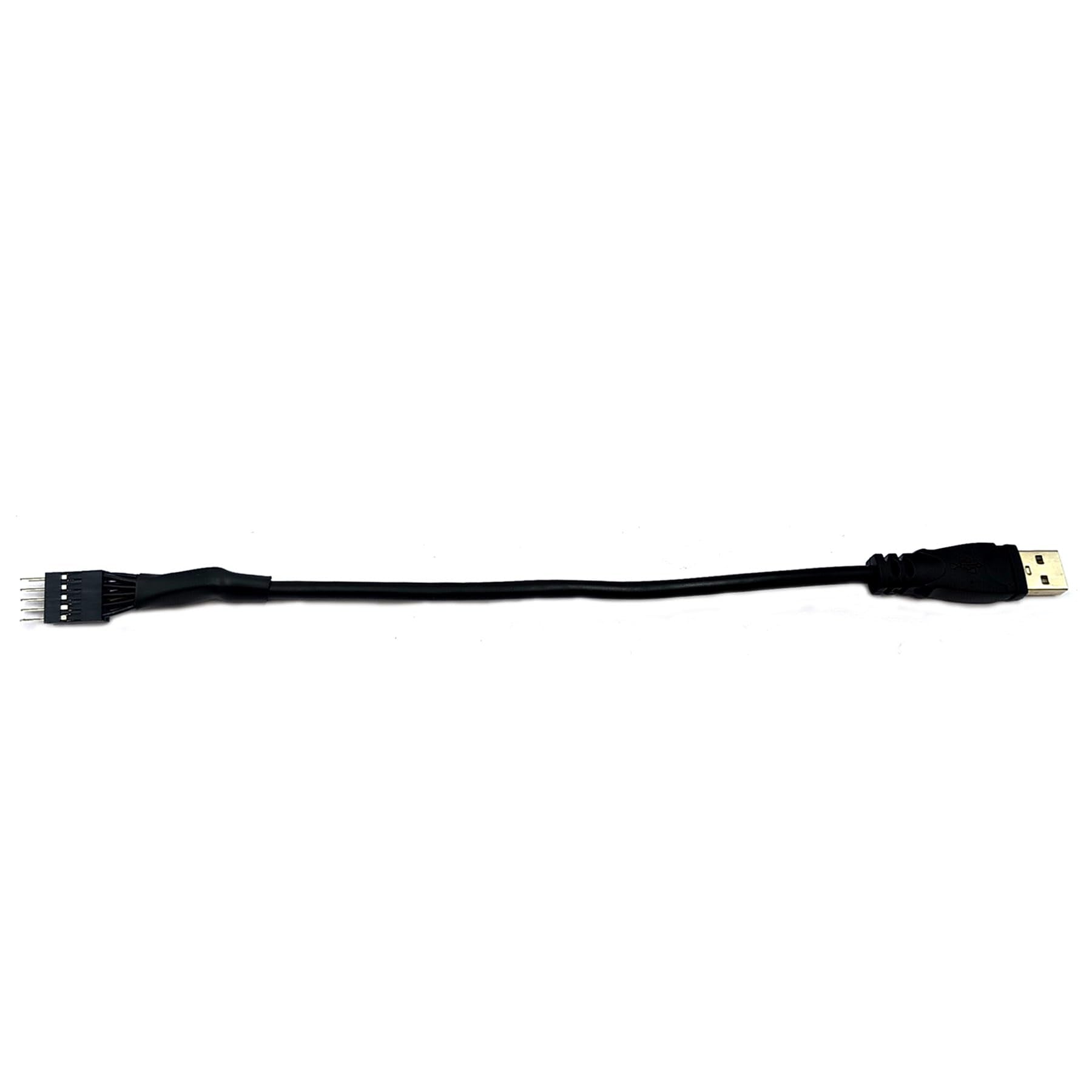 9 Pin Usb Motherboard Male Header To Single Usb 2.0 Type A Male Cable 7.8Inch