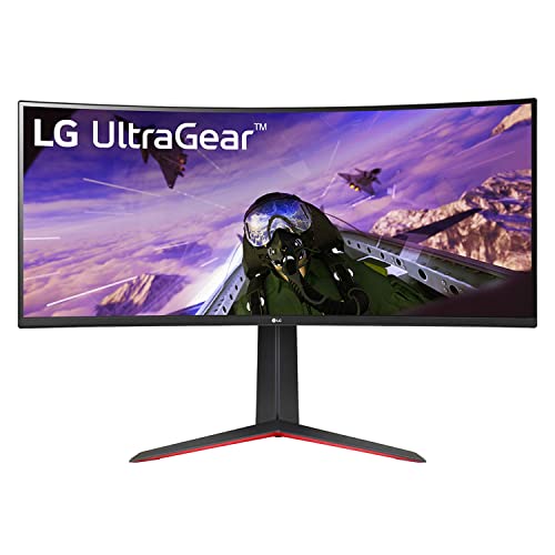 Lg Electronics Ultragear 21:9 Curved Gaming Led Monitor 86.42 Cm (34 Inch),Qhd 3440 X 1440,5Ms,160Hz,Amd Freesync Premium,Hdr 10