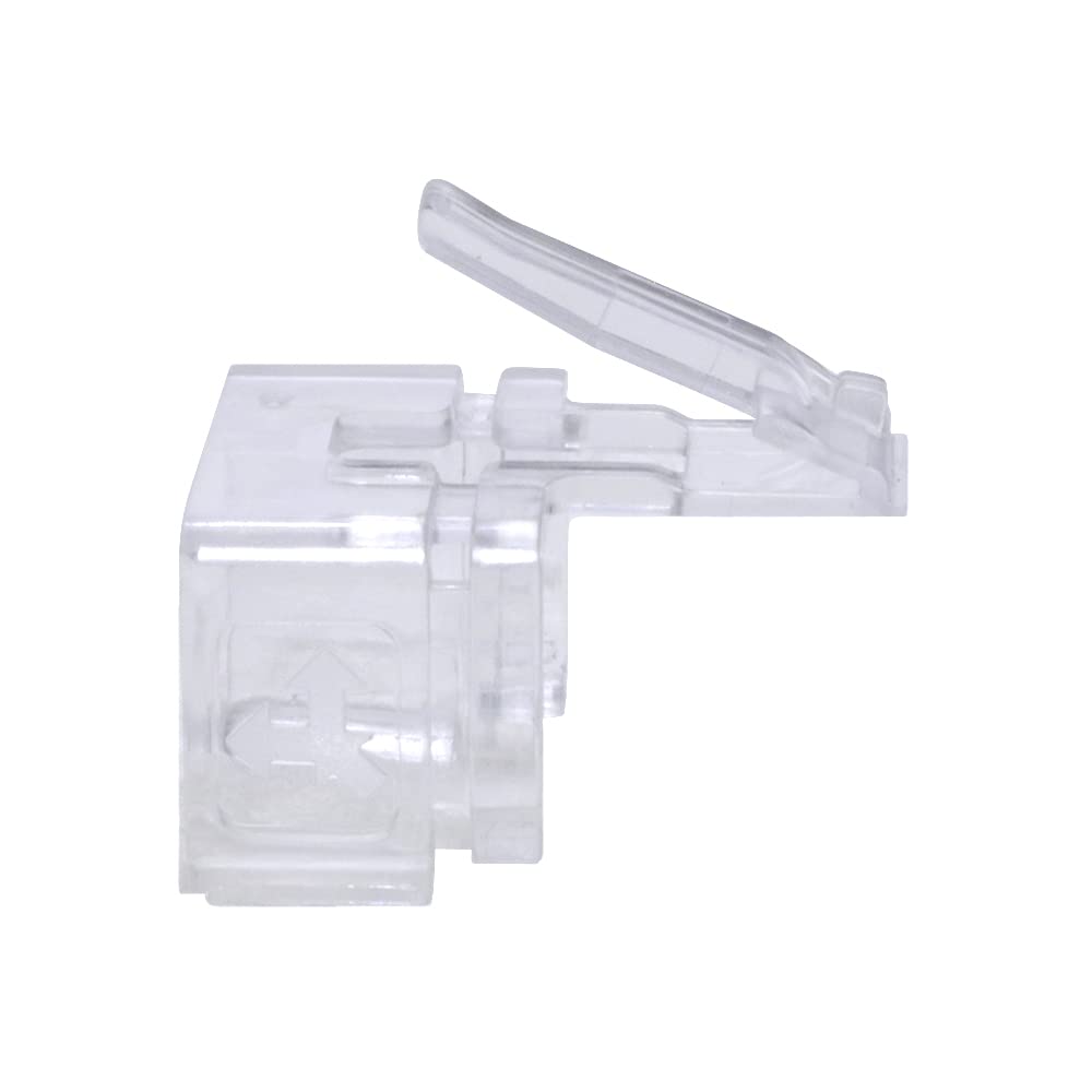 Construct Pro Rj 45 Easy Plug Repair For Cat5E & Cat6 (Clear | Bag Of 50)