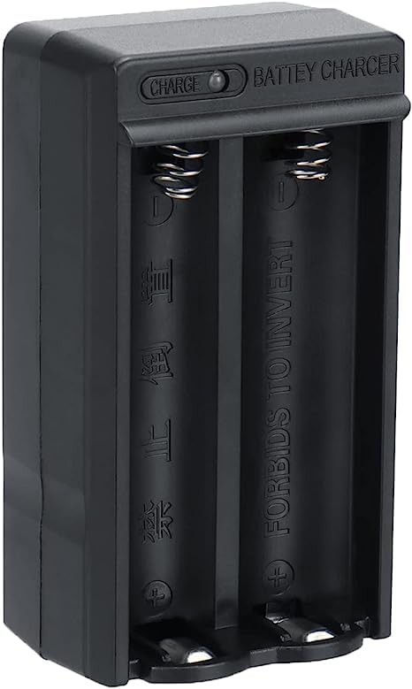 2Pcs 18650 Rechargeable Battery With 18650 Rechargeable Battery Charger,Universal Charger For 18650 Rechargeable Battery (2Pcs B